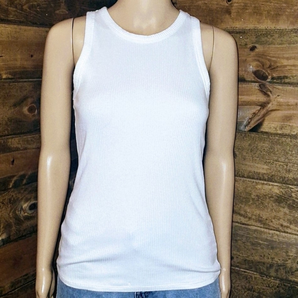 Classic White Sleeveless Top